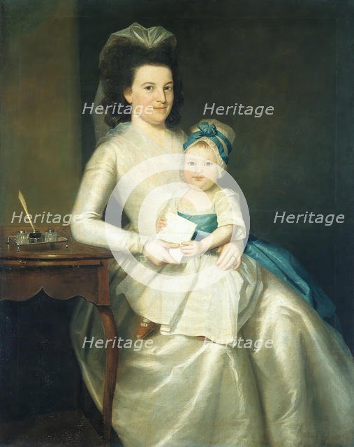 Lady Williams and Child, 1783. Creator: Ralph Earl.