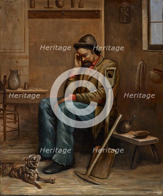 Out of Work, mid 19th-early 20th century.. Creator: Ellen M. Ingraham.