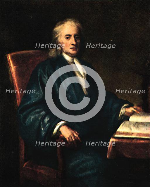 'Pathfinders - Sir Isaac Newton', 1922. Creator: Unknown.