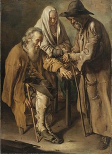 Group of Beggars, 1737. Creator: Giacomo Ceruti.