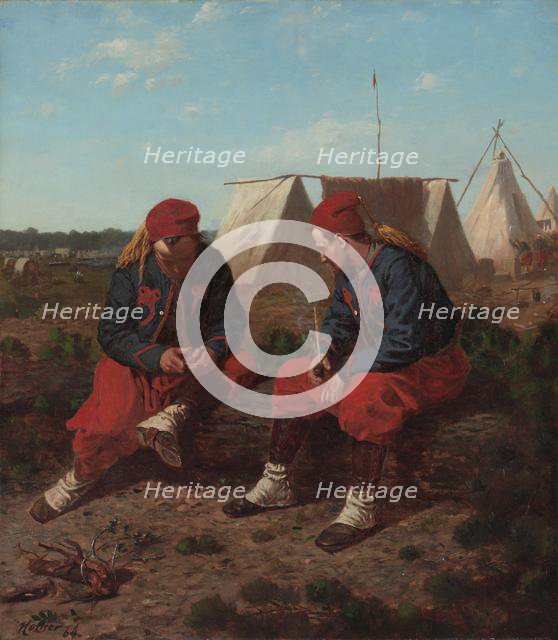 The Brierwood Pipe, 1864. Creator: Winslow Homer (American, 1836-1910).