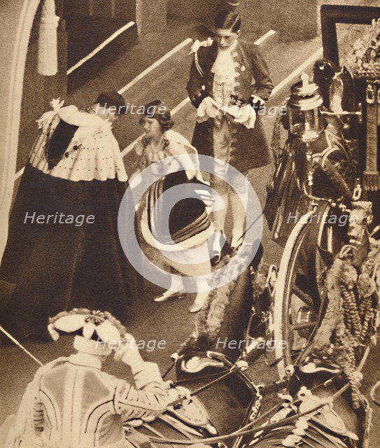 'Princess Elizabeth Manages the Train', May 12 1937. Artist: Unknown.