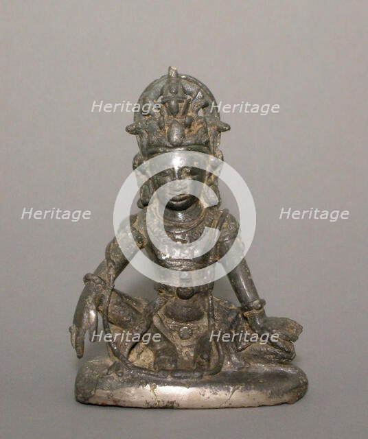 Seated Bodhisattva Maitreya, Pyu period, 7th century. Creator: Unknown.