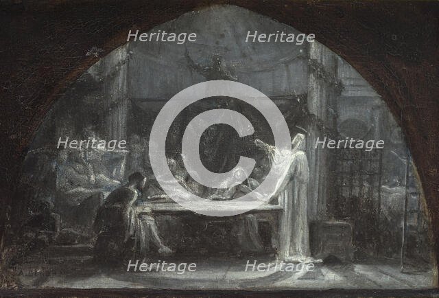 Esquisses pour l'église Saint-Gervais-Saint-Protais, c.1863. Creator: Auguste Gendron.