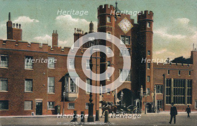 'St. James's Palace, London', c1910, (1910).  Artist: Unknown.