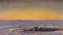 'Sunrise', 1896. Artist: Bruno Liljefors.