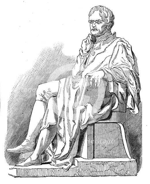 Statue of the late Dr. Dalton, 1844. Creator: Unknown.