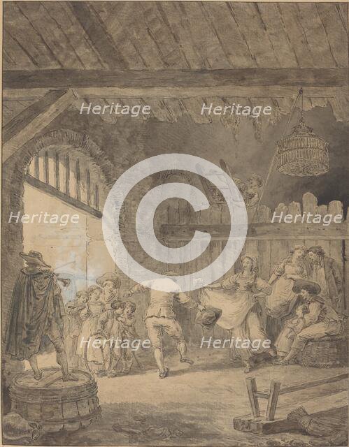 The Peasant Dance, c. 1770/1775. Creator: Hubert Robert.