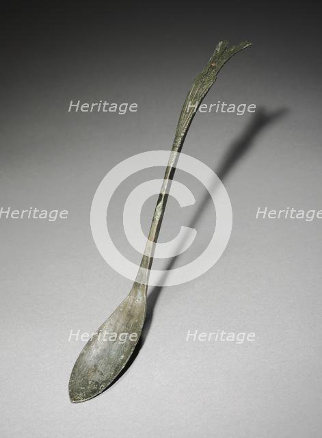 Spoon with Fish-Tail Design, 918-1392. Creator: Unknown.