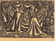 The Dance of Death II, 1921. Creator: Ernst Barlach.