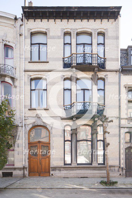 Maison-Atelier Delcorde, 40 & 44 Avenue Sleeckx, (1913), c2014-2017. Artist: Alan John Ainsworth.