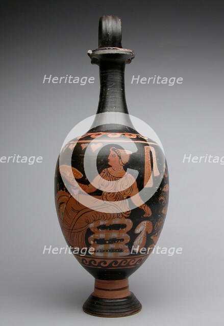Oinochoe (Pitcher), end of 4th century BCE. Creator: Mattinata Painter.