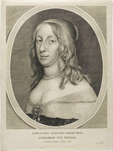 Queen Christine of Sweden, n.d. Creator: Adriaen van de Venne.