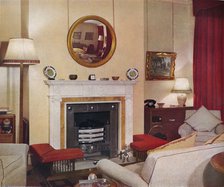'Living-room in a flat in St. James's Street, S.W.1', c1939. Artist: Unknown.