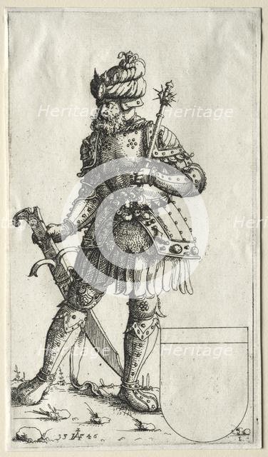 Sigismund II, King of Poland, 1546. Creator: Augustin Hirschvogel (German, 1503-1553).