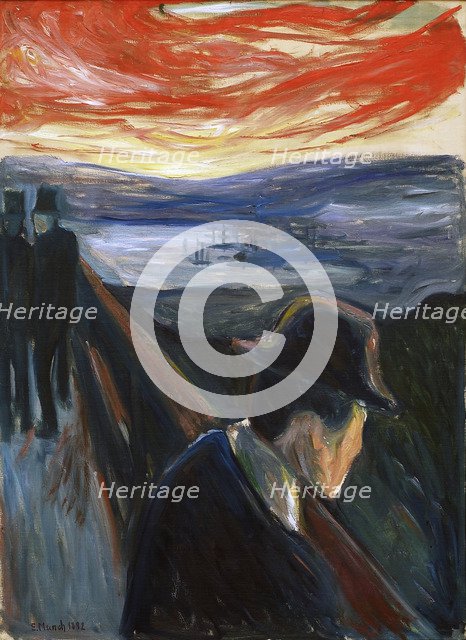 Despair (Sick Mood at Sunset), 1892.