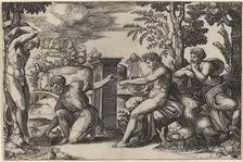 Apollo and Marsyas, 1530s. Creator: Master of the Die.