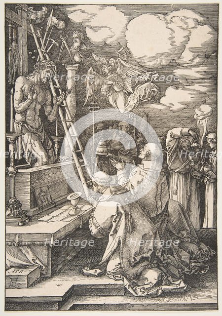 The Mass of Saint Gregory, 1511. Creator: Albrecht Durer.