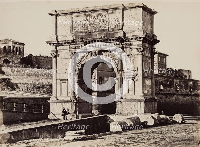 Arch of Titus, between 1852 and 1864. Creator: Tommaso Cuccioni.