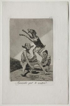 Caprichos: Wait Till Youve Been Anointed. Creator: Francisco de Goya (Spanish, 1746-1828).