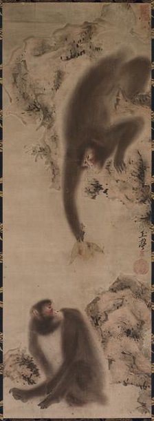 Monkeys, c. 1800. Creator: Gyokutei Katsu (Japanese).