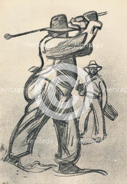 'Le Joueur De Golf', c1920, (1923). Artist: Maxime Dethomas.