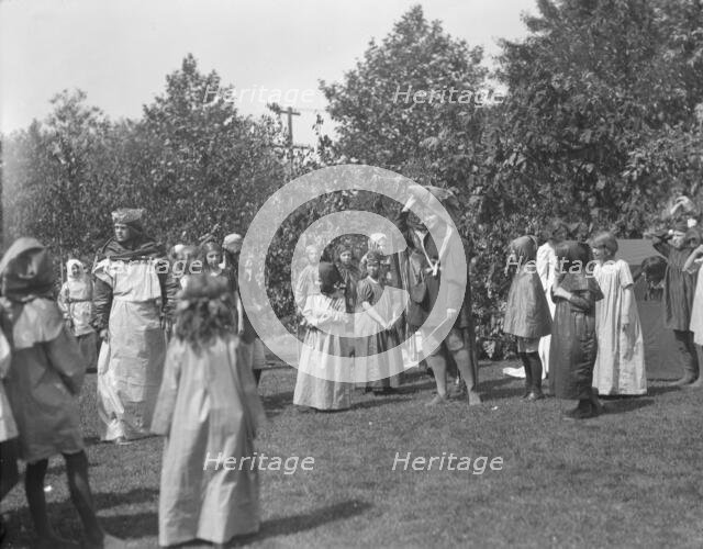 Theatrical performance at Dongan Hall, 1921 May 27. Creator: Arnold Genthe.