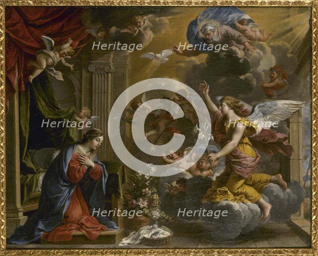 L'Annonciation, 1652. Creator: Charles Poerson.