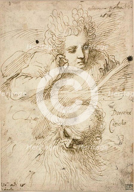 Andriana Palma and Diogenes the Cynic, 1596. Creator: Jacopo Palma.