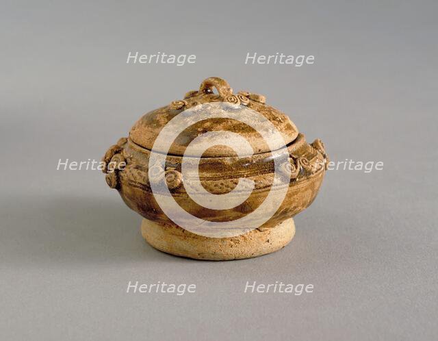 Small container with cover, 700s B.C.E.. Creator: Unknown.