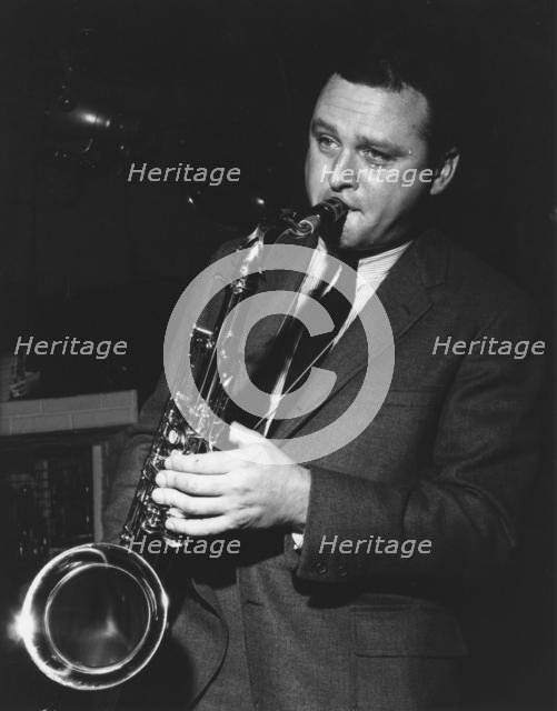 Stan Getz, Ronnie Scotts, Gerrard Street, London, 1964. Creator: Brian Foskett.