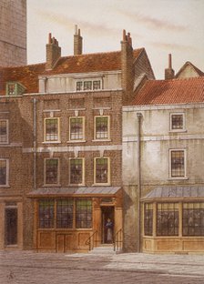 Plough Court, Lombard Street, London, c1870. Artist: JL Stewart