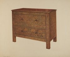 Chest of Drawers, c. 1938. Creator: Charles Squires.
