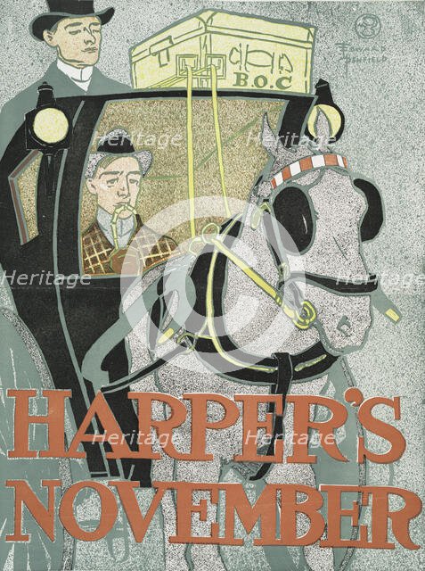 Harper's November, c1890 - 1907. Creator: Edward Penfield.