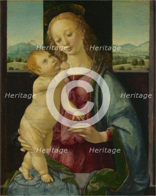 Madonna and Child with a Pomegranate, 1475/1480. Creator: Lorenzo di Credi.