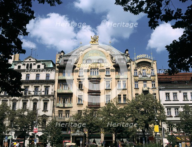 Grand Hotel, Wenceslas Square, Prague, Czech Republic