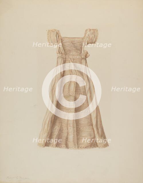 Baby Dress, c. 1939. Creator: Manuel G. Runyan.