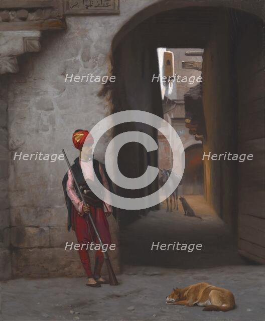The Guard, 1889. Creator: Jean-Leon Gerome.