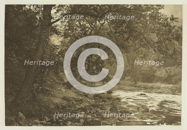 Near Reynard's Cave, Dove Dale, 1880s. Creator: Peter Henry Emerson.