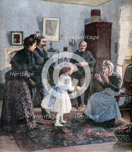 'The First Laurels', 1891. Artist: Henri Cain