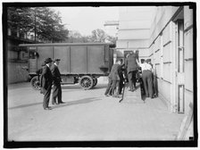 Bureau Of Printing And Engraving truck, between 1910 and 1917. Creator: Harris & Ewing.