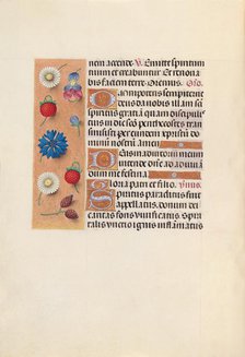 Hours of Queen Isabella the Catholic, Queen of Spain: Fol. 34v, c. 1500. Creator: Master of the First Prayerbook of Maximillian (Flemish, c. 1444-1519); Associates, and.