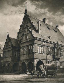 'Paderborn - Rathaus', 1931. Artist: Kurt Hielscher.