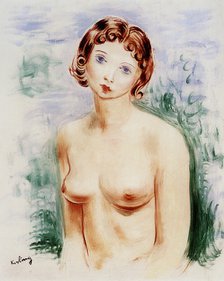 Female nude, 20th century. Artist: Moise Kisling