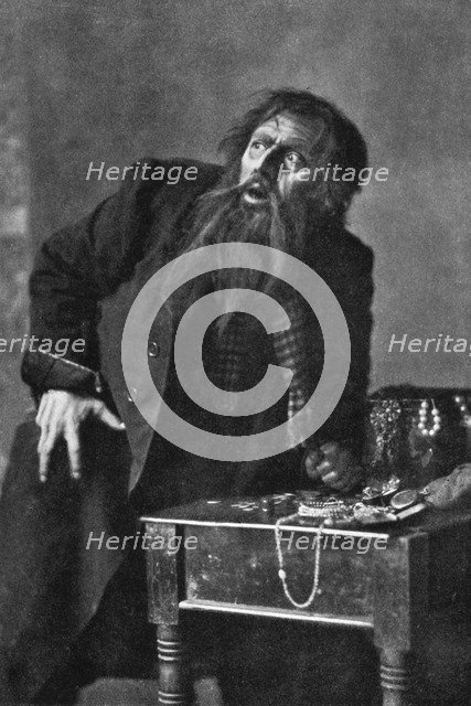 Bransby Williams (1870-1961), actor, 1911-1912.Artist: Reinhold Thiele