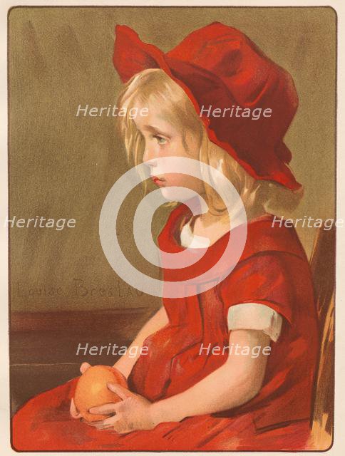 Fillette à lOrange, 1899. Creator: Louise Breslau (Swiss, 1856-1927); Imprimerie Champenois.