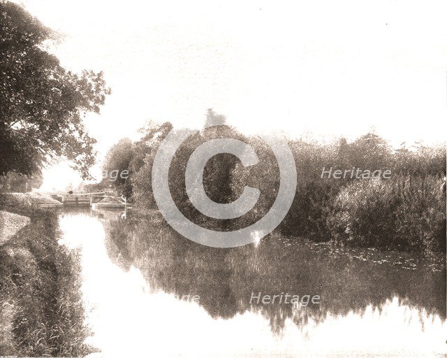 Sonning Lock, Reading, Berkshire, 1894. Creator: Unknown.