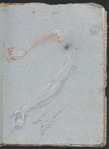 Verona Sketchbook: Study of hands and arms (page 29), 1760. Creator: Francesco Lorenzi (Italian, 1723-1787).