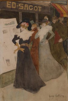 La vitrine de Sagot, 1898. Creator: Bottini, Georges Alfred (1874-1907).