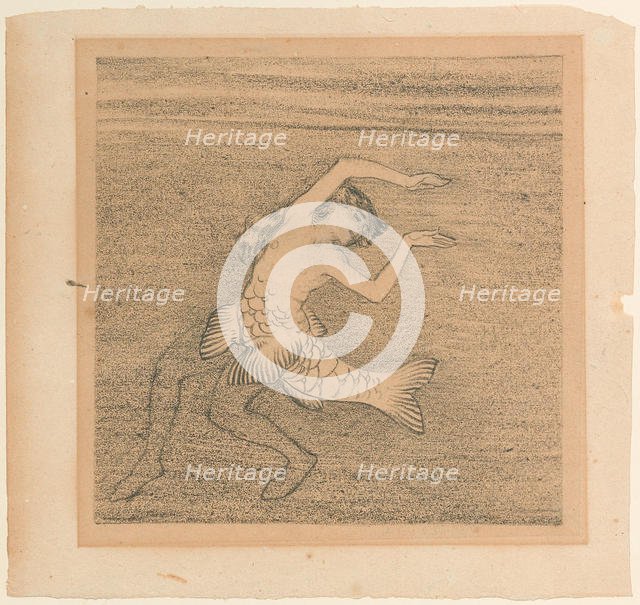 Figurine to one of the Rhine daughters for "The Rhinegold" by Richard Wagner, c. 1913. Creator: Moser, Koloman (1868-1918).